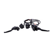 TC-Choppers Kit de control, interruptor y cableado del manillar. Puede transportar. Negro Compatible con: > 11-23 Softail Dyna Sportster