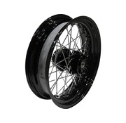 TC-Choppers OEM Style 40-Spoke Wheels Black 16" 3,00" Rear Fits:> 2000-2006 Softail models