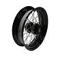 OEM Style 40-Spoke Wheels Black 16" 3,00" Rear Fits:> 2000-2006 Softail models