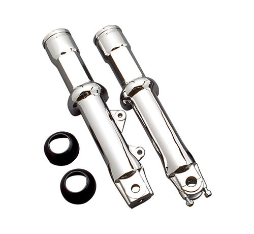 MCS front fork suspension lower leg assembly - Chrome