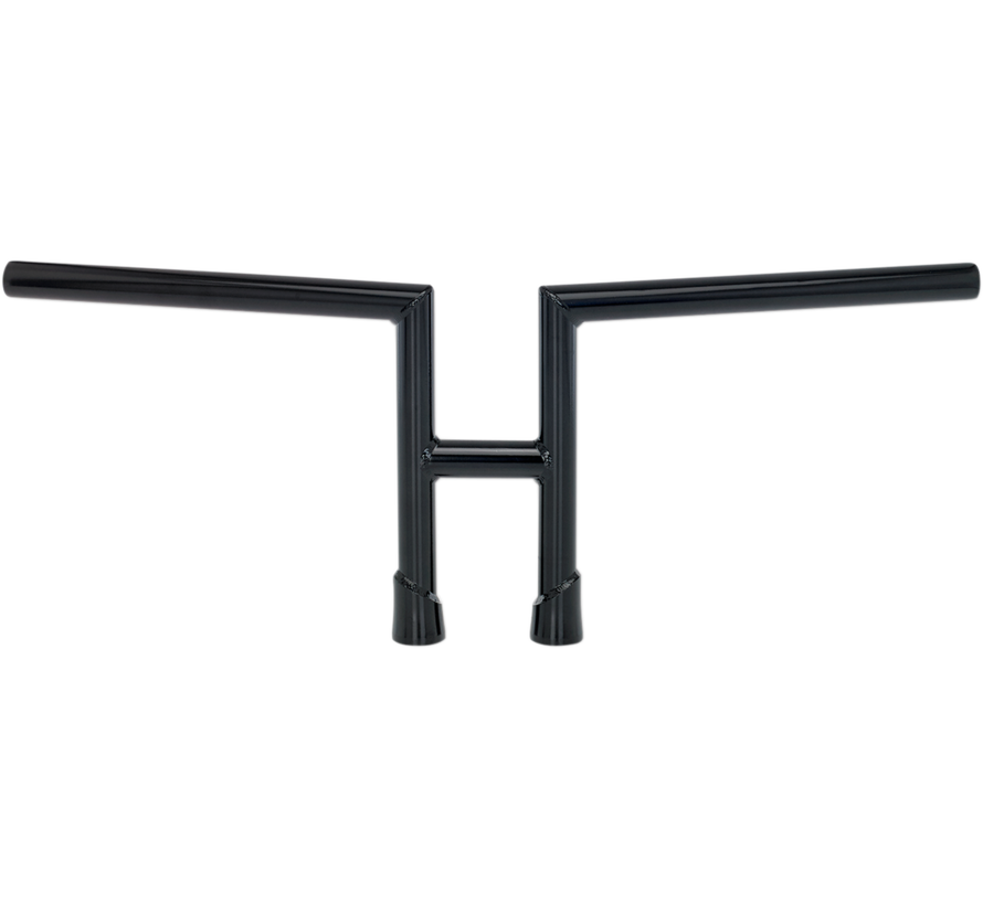 Guidon H2-bar 1" noir ou chromé - élévation de 8 pouces Pour : > 82-22 HD