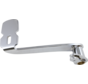 Verlengd rempedaal met gleuf Chroom Past op: > 08-13 FLHT/FLHR/FLHX/FLTR en 00-10 FLST modellen - Copy