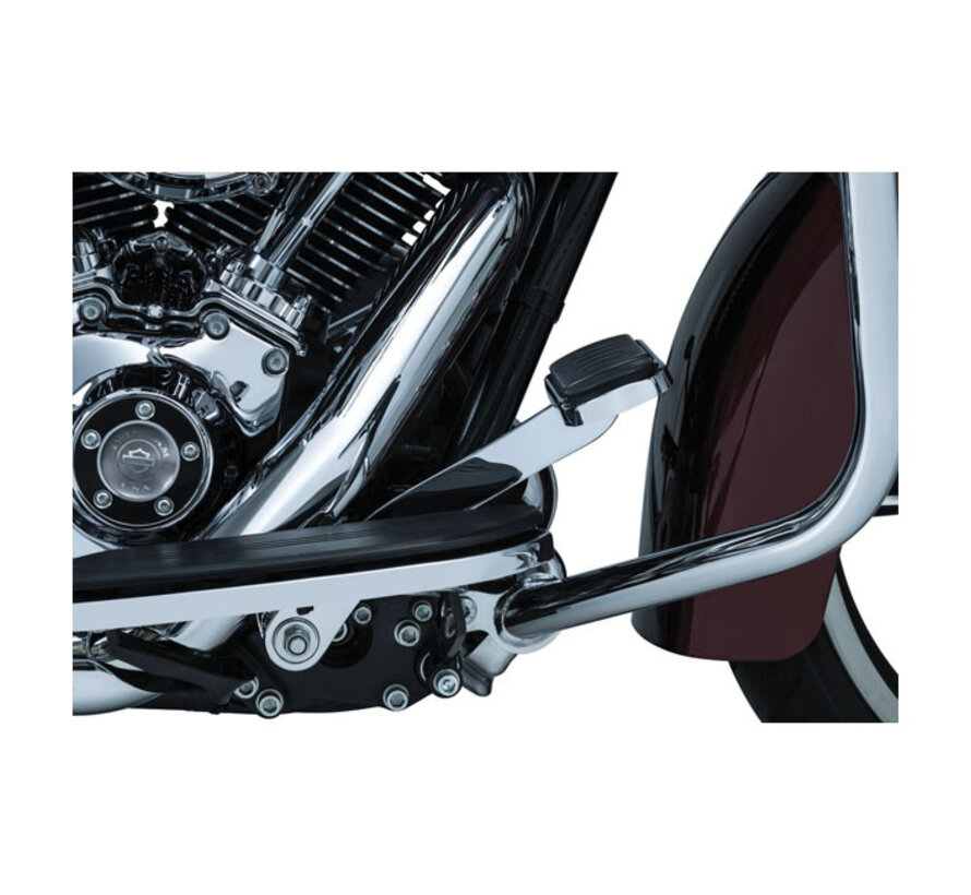 extended brake pedal. Chrome Fits: >14-23 Touring; 14-23 Trikes. (Excl. models with fairing lowers / water cooled models)