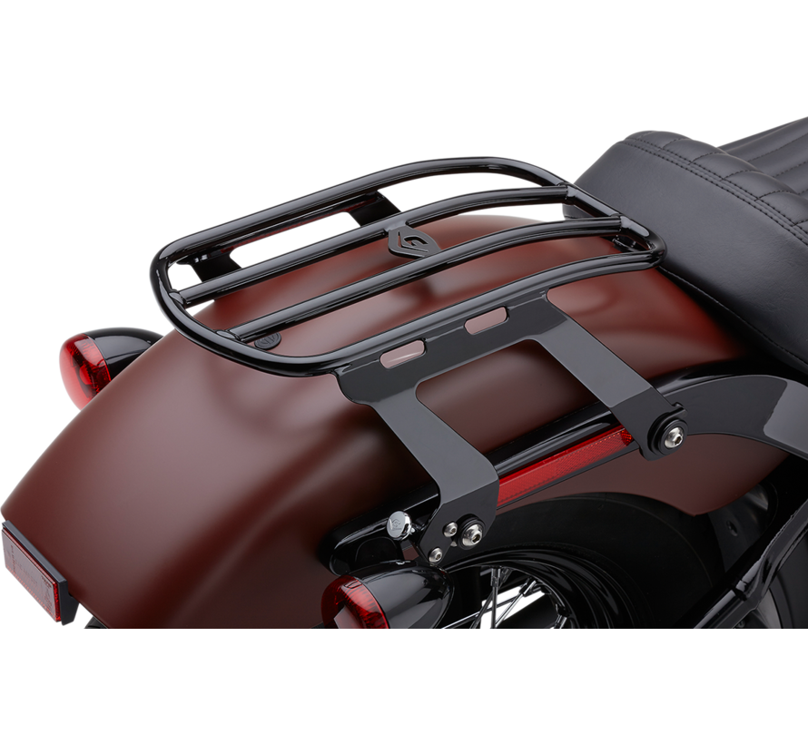 Afneembaar solo-bagagerek zwart of chroom 18-21 FLSL/FXBB/FXBBS-modellen