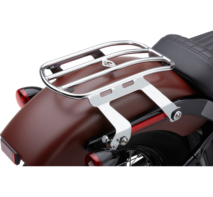 Afneembaar solo-bagagerek zwart of chroom 18-21 FLSL/FXBB/FXBBS-modellen