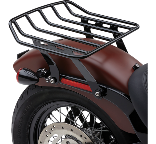 Cobra Big Ass® Detachable Solo Luggage Rack black or chrome Fits: > 18‑23 FLSL/FXBB/FXBBS