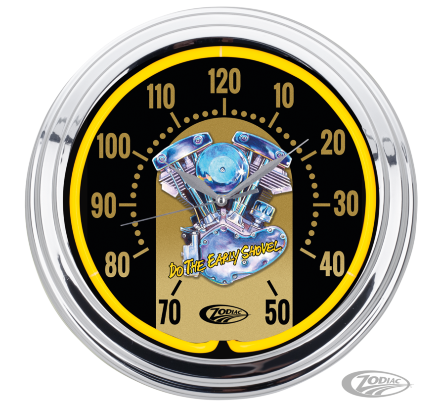 Reloj de neón Zodiac "Shovelhead"