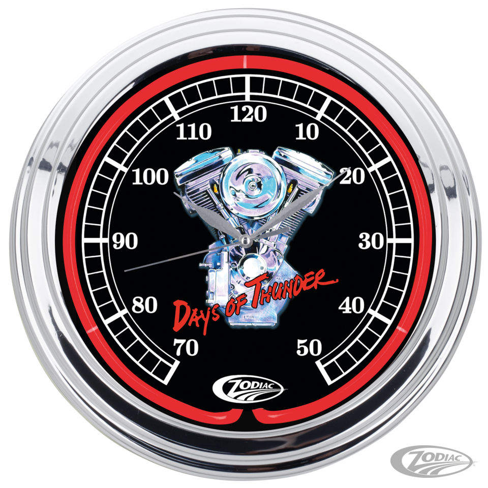 Zodiac "Evolution" Neon Clock Taco Motos Amsterdam