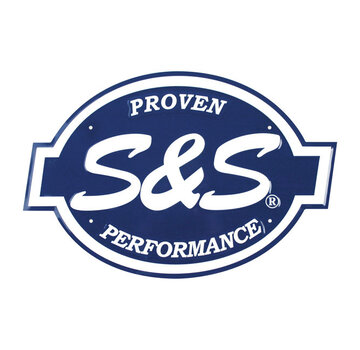 S&S CYCLE Aluminium S&S-logo in reliëf