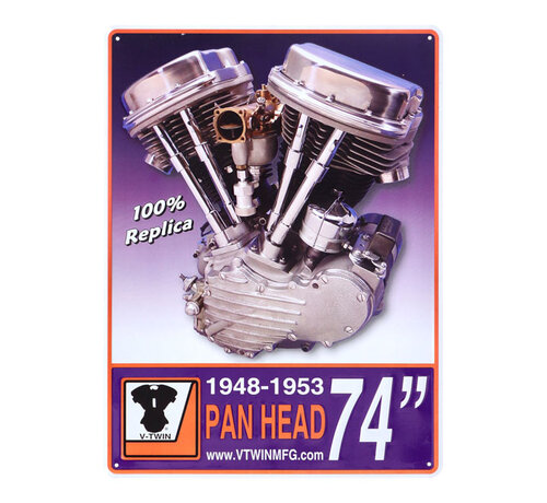 Placa de motor Panhead 1948-1953
