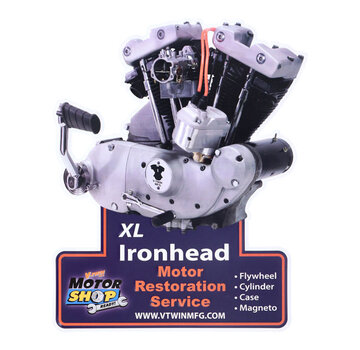 Motorplaquette XL Ironhead