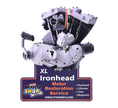 Motorplakette XL Ironhead
