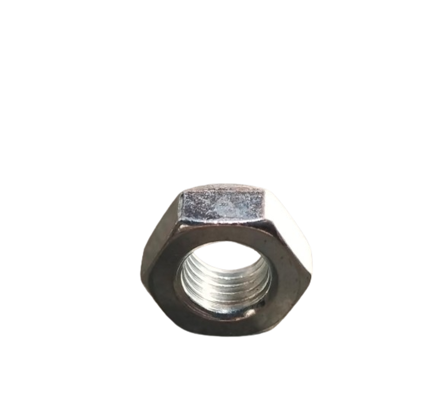 Hex head lock nut, Grade8, 5/16-24 x 17/64", zinc plated steel