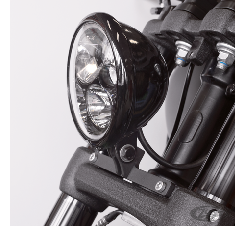 Burly Kit de instalación de faros Burly en una FXFB Fat Bob Softail del 2018 en adelante