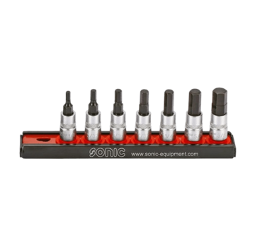 Sonic Tools 7-Piece US_SAE Bit Socket Rail for 1/4 Inch: Organize and Simplify Your Tool Collection