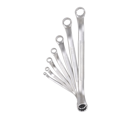 Sonic Tools The offset box end wrench set is a 7-piece tool designed for US_SAE measurements. Its key features include an offset design, box end configuration, and a 7-piece set. The set offers benefits such as increased leverage, easy access to tight spaces, and ver