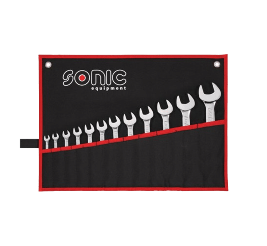 The open_box end wrench set is a 12-piece US_SAE tool that offers a range of sizes for various applications. Its key features include an open-end design, allowing for easy access in tight spaces, and a durable construction for long-lasting use. The set pr