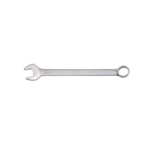 Sonic Tools The open_box end wrench 7_16 inch US_SAE is a versatile tool designed for various applications. Its key features include an open end and a box end, allowing for easy access in tight spaces. The 7_16 inch size is suitable for specific tasks requiring this