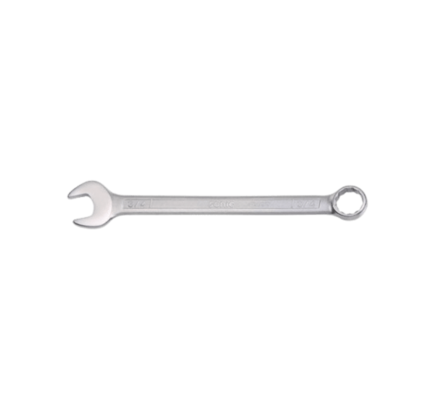 The open_box end wrench 1-1/16 inch US_SAE is a versatile and durable tool designed for various mechanical applications. Its key features include an open end and a box end, allowing for easy access and a secure grip on fasteners. The wrench is made from h