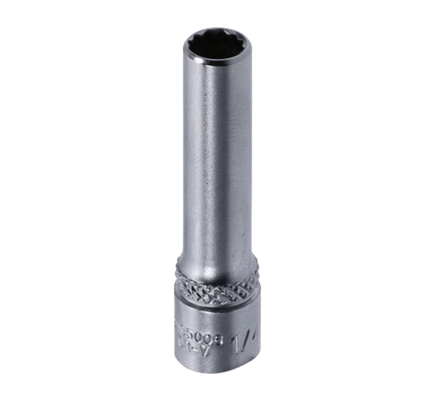 The deep socket 1/4 inch is a versatile tool designed for various applications. Its key features include a longer length to reach recessed areas, a durable construction for heavy-duty use, and compatibility with 1/4 inch drive tools. The benefits of this