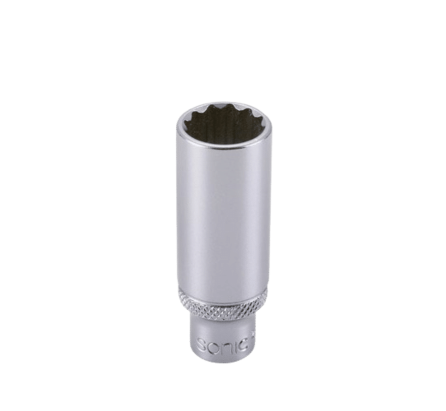 The deep socket 1/2 inch is a product that offers several key features, benefits, and unique selling points. It is designed to provide a secure and reliable connection for 1/2 inch bolts and nuts. The deep socket design allows for easy access to recessed