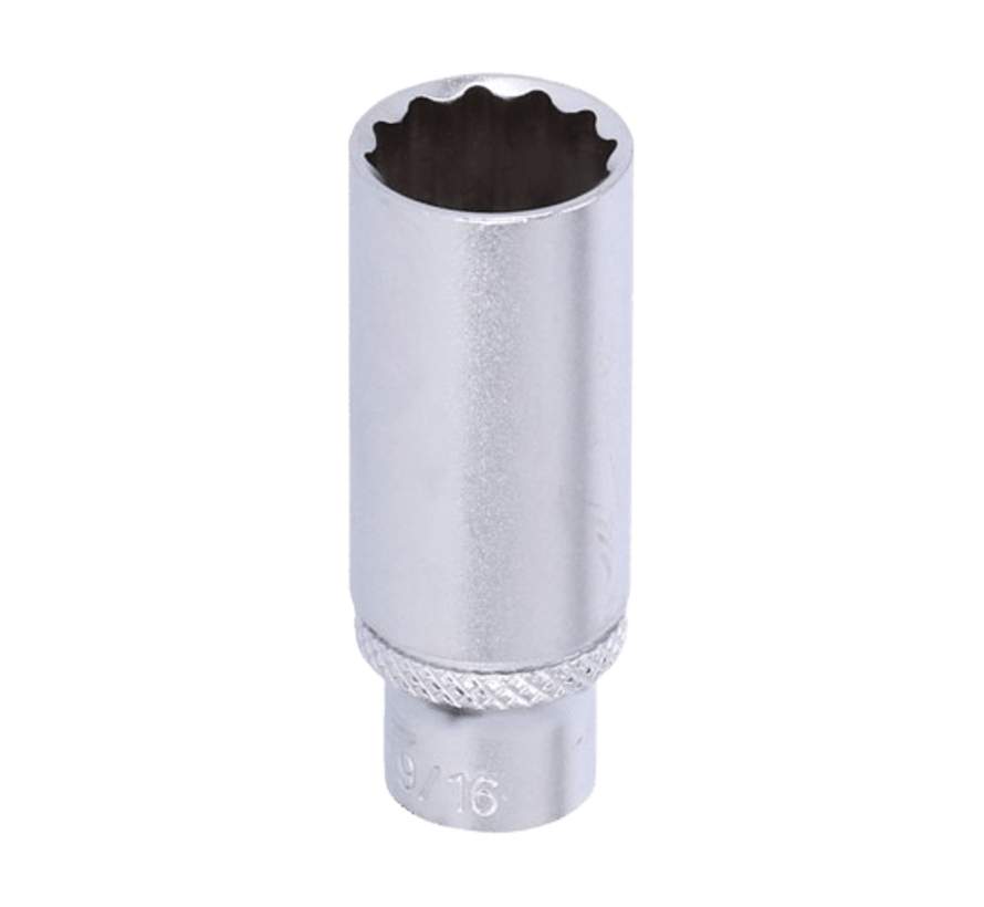 The deep socket 9/16 inch is a versatile tool designed for various applications. Its key features include a longer length to reach recessed areas, a durable construction for heavy-duty use, and compatibility with 9/16 inch fasteners. The benefits of this
