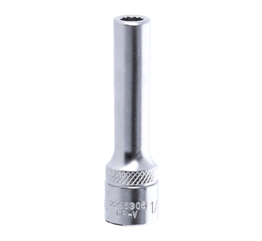 The deep socket 1/4 inch is a versatile tool designed for various applications. Its key features include a longer length to reach recessed areas, a durable construction for heavy-duty use, and compatibility with 1/4 inch drive tools. The benefits of this