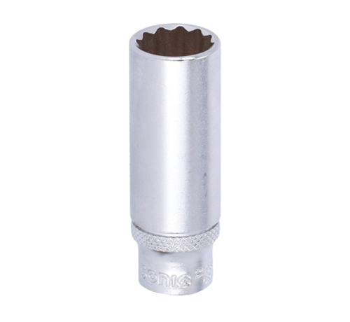 Sonic Tools The deep socket 5/8 inch is a tool designed for heavy-duty applications. Its key features include a deep design that allows for easy access to recessed bolts, a durable construction for long-lasting performance, and compatibility with various wrenches. Th
