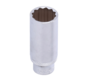 The deep socket 3/4 inch is a versatile tool designed for heavy-duty applications. Its key features include a deep design that allows for easy access to recessed nuts and bolts, a durable construction made from high-quality materials, and compatibility wi