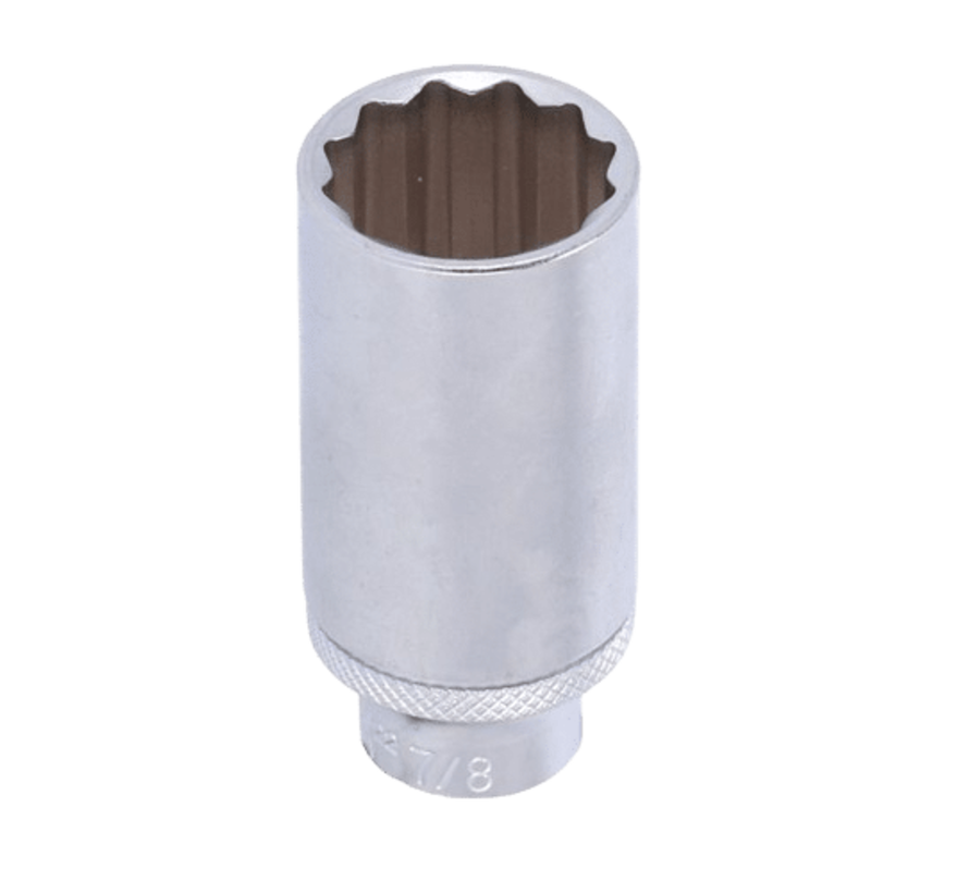 The deep socket 7/8 inch is a versatile tool designed for various applications. Its key features include a deep design that allows for easy access to recessed bolts, a durable construction for long-lasting use, and compatibility with a 7/8 inch bolt size.
