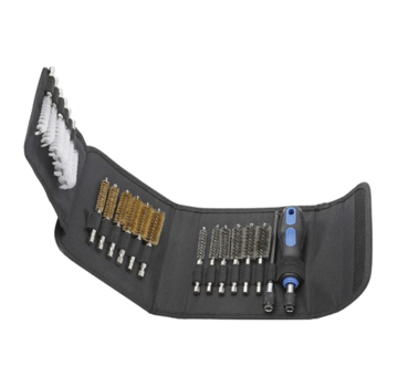 Sonic Tools Premium Wire Brush Set: Steel, Brass, Nylon Brushes for Versatile Cleaning