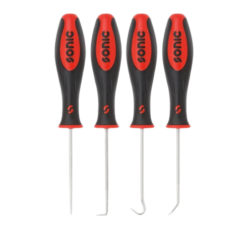 Sonic Tools The mini pick set is a compact tool kit designed for lock picking. Its key features include a variety of picks and tension wrenches, all conveniently stored in a portable case. The set offers benefits such as versatility, durability, and ease of use. Its