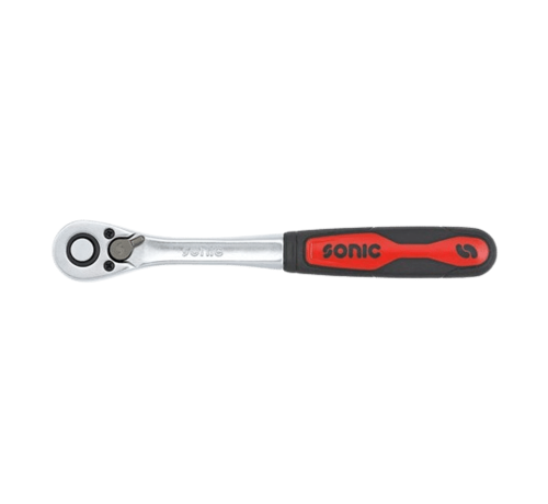 Sonic Tools The ratchet 1/4 inch drive is a versatile tool that offers efficient and precise tightening and loosening of fasteners. Its key features include a compact size, a 1/4 inch drive size, and a ratcheting mechanism that allows for quick and easy operation. Th