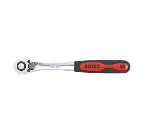 Sonic Tools The ratchet 3/8 inch drive is a versatile tool that offers efficient and precise performance. Its key features include a compact design, durable construction, and a quick-release mechanism for easy socket changes. The benefits of this product include incr