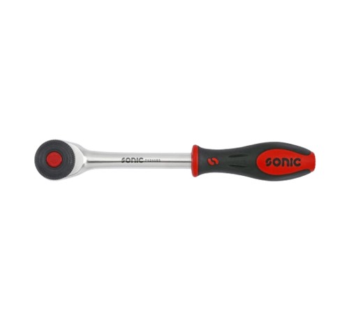 Sonic Tools The Sonic Twister Ratchet 1/2" Drive is a high-performance tool designed for efficient fastening. Its key features include a 1/2" drive size, allowing for compatibility with a wide range of sockets and accessories. The ratchet offers smooth and precise op