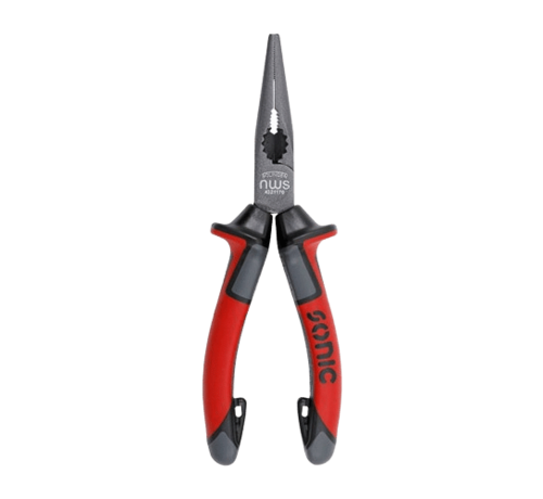 Sonic Tools The 6-inch long nose pliers are a versatile tool designed for various tasks. With their extended and slender jaws, they provide precise gripping and maneuverability in tight spaces. The pliers are made of durable materials, ensuring longevity and reliabil