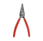 Snap ring pliers with straight jaws offer an efficient opening action. Key features include their ability to easily remove and install snap rings, providing a secure grip and preventing damage to the rings. The benefits of these pliers include their versa