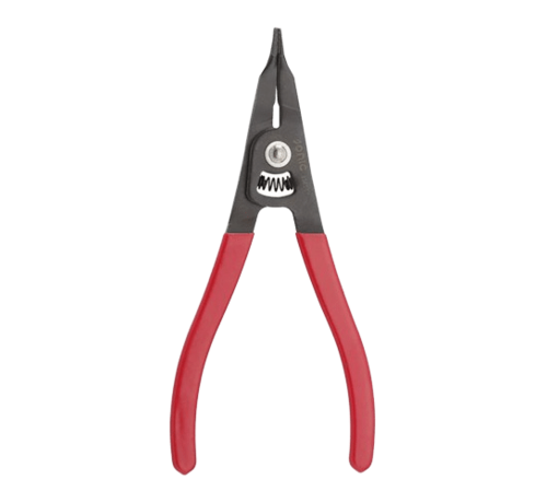 Sonic Tools Snap Ring Pliers are a versatile tool used for installing and removing snap rings. They feature a unique design with interchangeable tips that allow for easy conversion between internal and external snap ring applications. The pliers are made of durable m