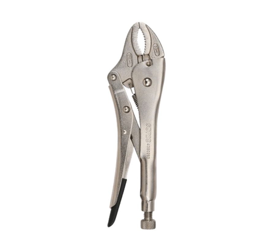 The 10-inch locking pliers are a versatile tool designed for secure gripping and holding of objects. Its key features include a locking mechanism that provides a strong and reliable grip, adjustable jaw width for accommodating various sizes, and hardened