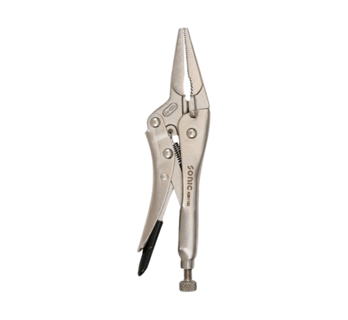 Sonic Tools The High-Quality Sonic Long Nose Pliers 150mm are designed for precision work. They feature a long nose for reaching tight spaces and a sonic construction for durability. These pliers offer high-quality performance, making them perfect for tasks that requ