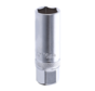 The 16mm spark plug socket is a specialized tool designed for removing and installing spark plugs in vehicles. Its key features include a 16mm size, which is compatible with a wide range of spark plugs, and a durable construction for long-lasting use. The