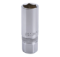 The spark plug socket with clip 16mm is a product designed for easy and efficient removal and installation of spark plugs. Its key features include a built-in clip that securely holds the spark plug in place, preventing it from falling during use. This so