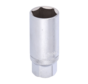 The 21mm spark plug socket is a specialized tool designed for removing and installing spark plugs in vehicles. Its key features include a durable construction, a 21mm size that fits most spark plugs, and a rubber insert for secure grip and protection. The