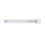 The socket extension 100mm 1/4 inch drive is a product that allows for easy access to hard-to-reach areas. Its key features include a 100mm length and a 1/4 inch drive size. The benefits of this extension include increased flexibility and convenience in v