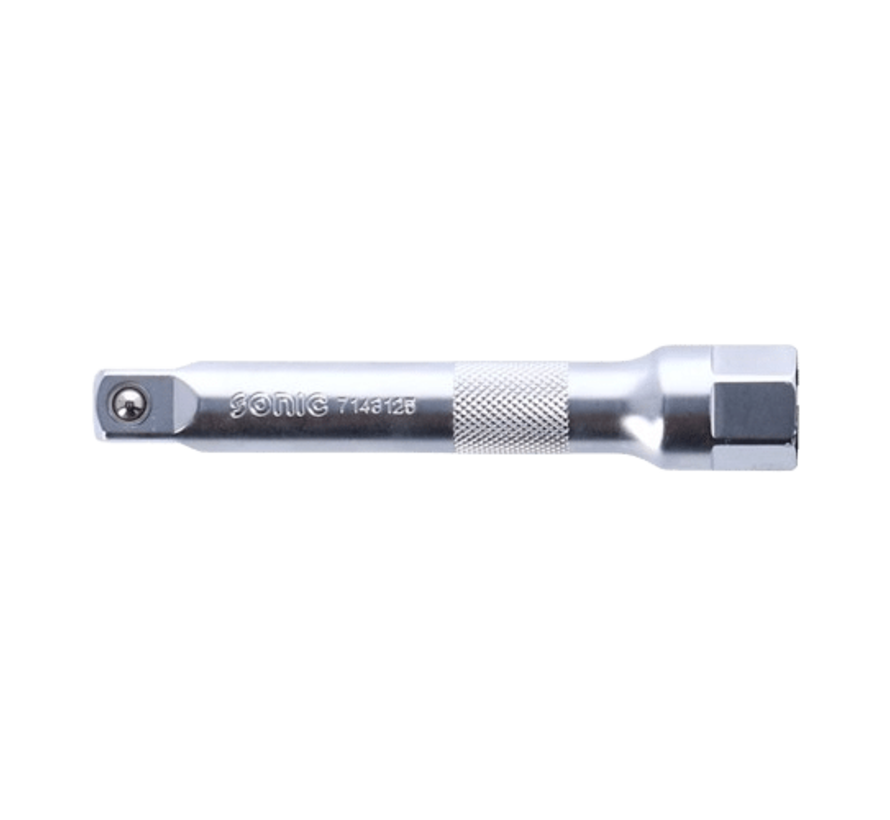 The socket extension 125mm 1/2 inch drive is a product that allows for easy access to hard-to-reach areas when using a socket wrench. Its key features include a length of 125mm and a 1/2 inch drive size. The benefits of this extension include improved fle