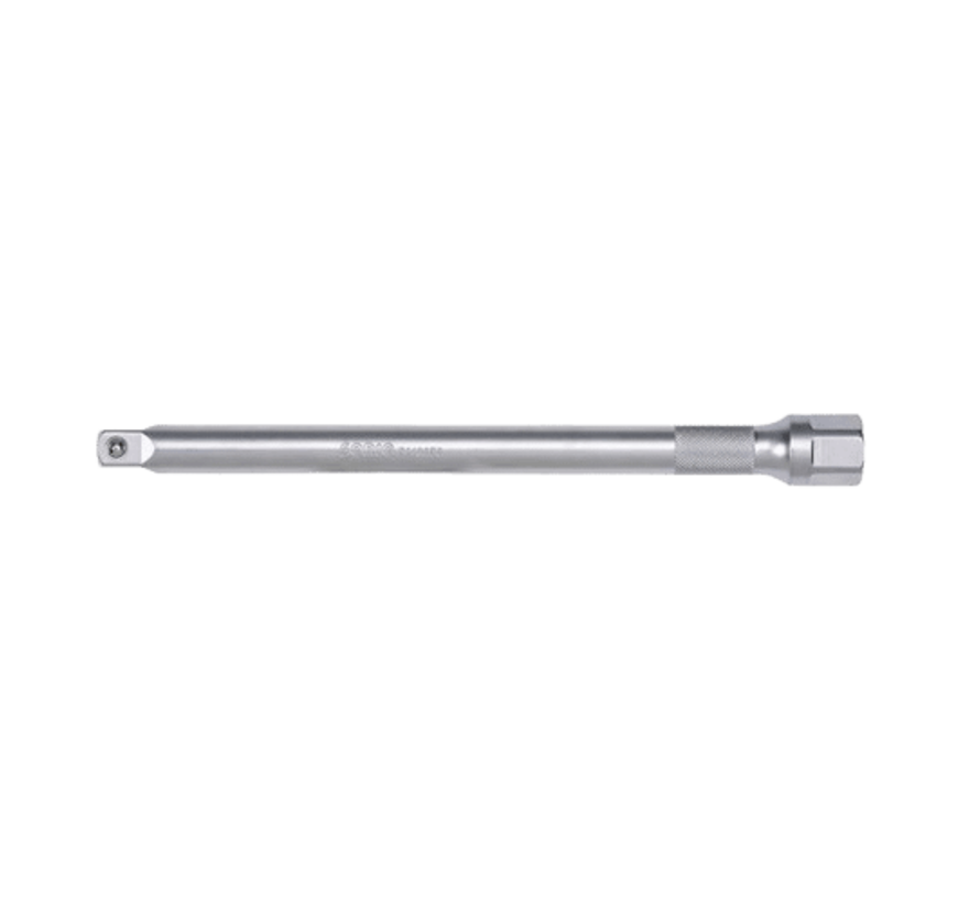 The socket extension 250mm 1/2 inch drive is a product that allows for extended reach and flexibility when using socket wrenches. Its key features include a length of 250mm, a 1/2 inch drive size, and a durable construction. The benefits of this socket ex