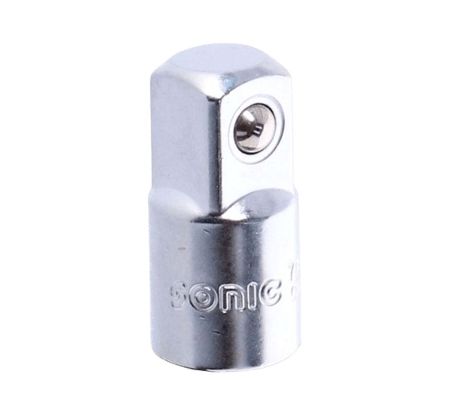The socket adapter is a tool that allows you to connect a 3/8 inch female socket to a 1/2 inch male socket. Its key features include durability, compatibility with various socket sizes, and ease of use. The adapter provides the benefit of expanding the ra