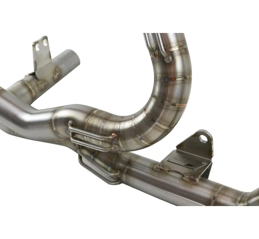 Performance Headers for M8 Touring Models Visible Welding Seams Stainless Steel