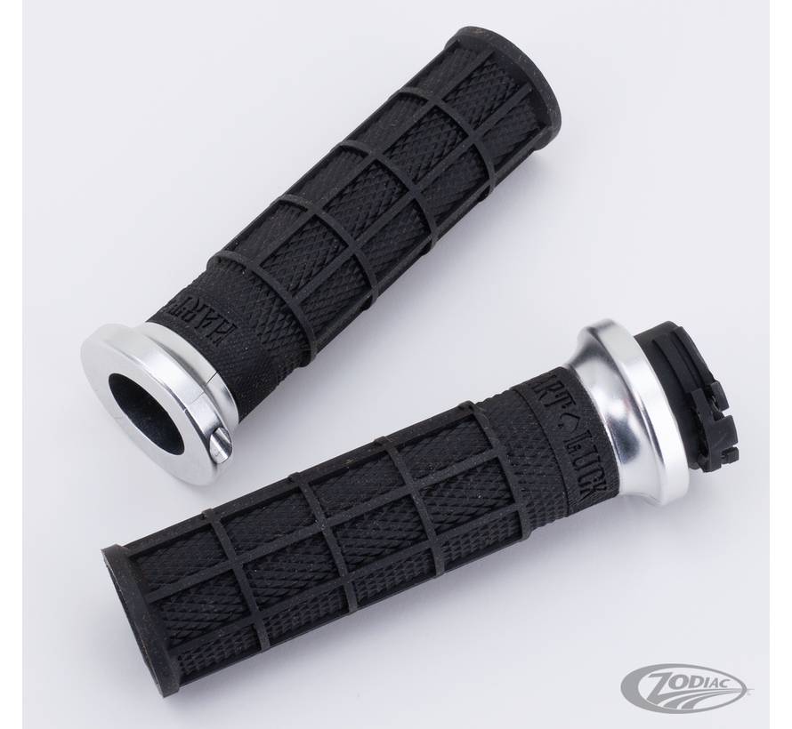 Odi Hart-Luck Lock-on Signature Full-Waffle Slip-on Grips tous les modèles avec "Throttle-By-Wire" électronique