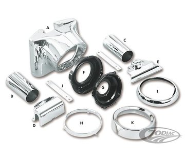 TC-Choppers headlight housing conversion kit